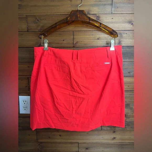 Polo Golf Ralph Lauren Golf Skirt size 12 great condition coral red color skort - Picture 4 of 7